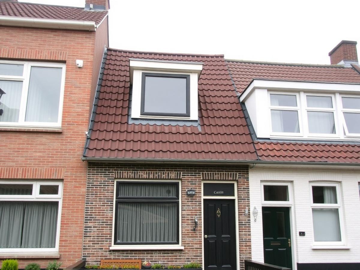 Woning met nieuw geplaatste dakkapel en vernieuwde dakpannen